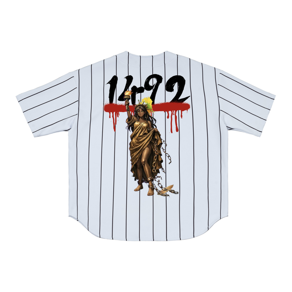 Pinstripe Baseball Jersey