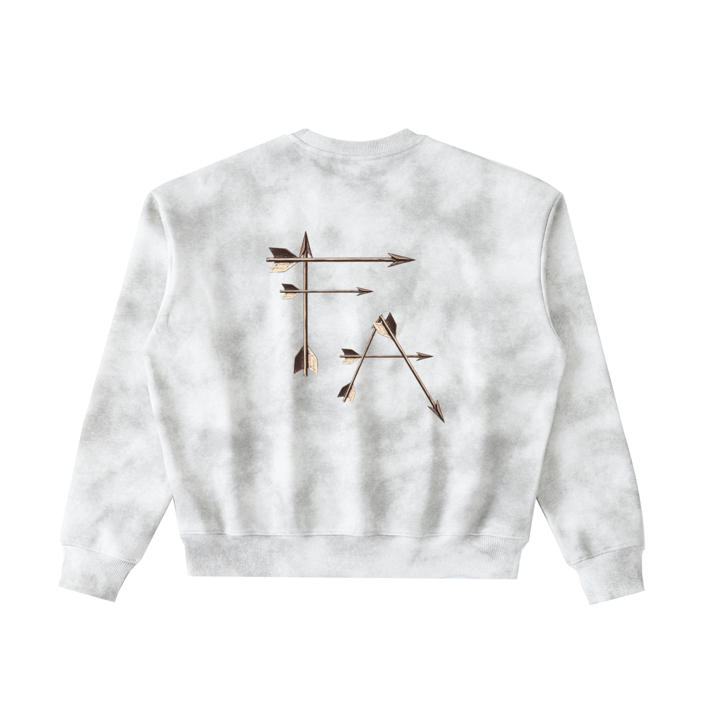 Dirty Washed Boxy Fleeced Sweatshirt